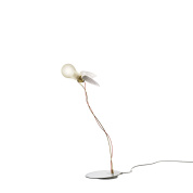 настольная лампа в форме птицы на тонкой подставке