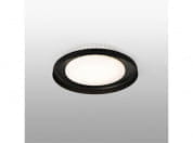 64096 DOLME BLACK CEILING LAMP Ø400 LED 24W потолочный светильник Faro barcelona