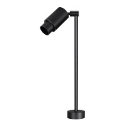 накладной напольный светильник с поворотным цилиндрическим корпусом на стойке