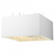 подвесной светильник кубической формы с рассеивателем снизу