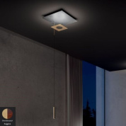 PETRA-S2OERU Icone Petra SOSPENSIONE 25,2+13W 3000K ORO ETRUSCO -RUGGINE Одинарный подвес