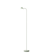 166062/10 Vibia Pin торшер для чтения зелёного оттенка с изогнутой стойкой