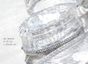 мыльница из прозрачного рельефного стекла