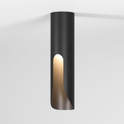 накладной потолочный цилиндрический акцентный светильник с направленным световым окном