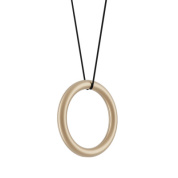 люстра-кольцо  с диммером шампань