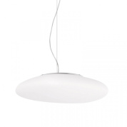 подвесная люстра из белого стекла