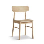 Soma dining chair White pigmented oak Woud, стул