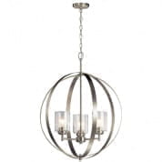 Winslow 3 Light Chandelier Brushed Nickel люстра 44034NI Kichler