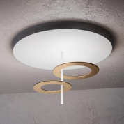 Hula Hoop Icone Потолочный светильник Circle, Round White, Brass i-c-0165