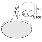 SUSPENSION SET 26 3m комплектующие светильника Delta Light