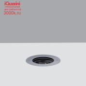 EQ84 Light Up iGuzzini Floor recessed Earth D=137mm - Flush-mount stainless steel frame - Warm white - Wide Flood Optic - DALI