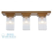 Monaco Потолочный светильник из латуни и стекла Patinas Lighting PID486735