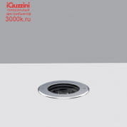 E116 Light Up iGuzzini Recessed floor luminaire Earth D=144 mm - Neutral White - Medium optic