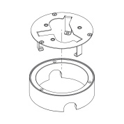 Проставка для наружной проводки Kreon Wabi KR743950