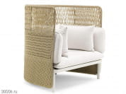 Esedra Садовое кресло с высокой спинкой из ткани Ethimo