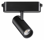 накладной магнитный светильник с золотистым корпусом цилиндрической формы для магнитного трека 24V