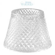 111189 Candle Holder Shade Lilly clear glass Eichholtz