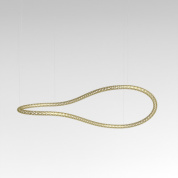 Rotaliana Squiggle H4 LED SP люстра дизайнерская матовое золото 1SQH400004ZL0