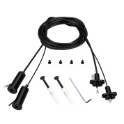 041948 Arlight Подвес токопроводящий ARL-2x2m Set BLACK (Pad 15x2mm, 2x20AWG)