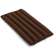 мягкая стеганая подушка для низкого шезлонга железно-красного оттенка