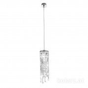 Kolarz Prisma 1344.31M.5.P1.KpT подвесной светильник хром ø12cm макс. высота 85cm 1 лампа g9