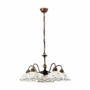 люстра с пятью плафонами в классическом стиле