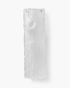 настенный светильник с литым стеклянным рассеивателем и рассеянным светом