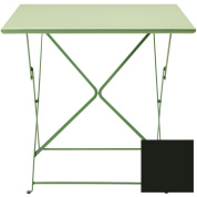 FLTPQM2B48 Ethimo Flower Складной стол 80x80 см, цвет «Сепия черный»