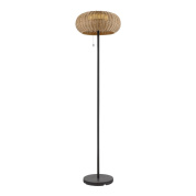 напольный уличный светильник на солнечной батарее коричневого цвета