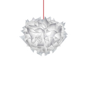 Slamp Veli SP S подвесной светильник вуалевый красный; дымчатый VELSS00CTR01R00000EU