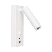 031394(1) Arlight Светильник SP-BED-CHARGE-S60x125-3W Warm3000 (WH, 20 deg, 230V, USB-A, USB-C)