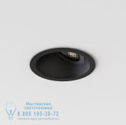 1249037 Minima Slimline 25 Fire-Rated IP65 потолочный светильник для ванной Astro lighting Матовый черный