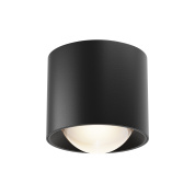 потолочный светильник черный цилиндрический
