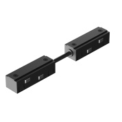 магнитный трековый модуль прямоугольной формы черного цвета для системы 23mm Exility