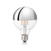 135526 E27 globo d095 09w 3000k cri80 cromo Ideal Lux источник света