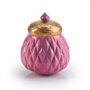 Lolita eva scented candle - pink & gold ароматическая свеча, Villari