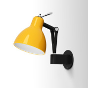 Rotaliana Luxy W0 настенный светильник с соединениями чёрный; жёлтый 1LXW000501ZR0