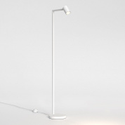 торшер с тонкой стойкой белый