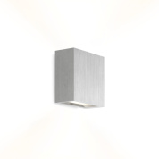 спот настенный серый, кубической формы