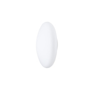 настенный светильник из выдувного стекла с черным основанием