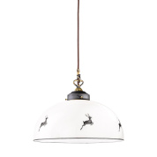 Kolarz Nonna 731.32.135 подвесной светильник состаренная латунь ø36cm высота 32cm мин. высота 44cm макс. высота 129cm 1 лампа e27