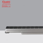 EY80 Linealuce iGuzzini Wall/Ceiling-mounted – Warm White – 220÷240 Vac DMX512-RDM – L=611mm - WallGrazing WideFlood optic