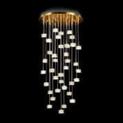 Scintilla clear glass Gold Ceiling Lamp подвес MULTIFORME lighting PL7610-37-CK