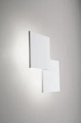 Puzzle Square Double Wall/Ceiling Lamp Matt White потолочная лампа Studio Italia Design 146007