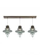 Basilica Rectangle 3 Light Antique Brass люстра Heathfield