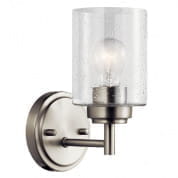 Winslow 1 Light Wall Sconce Brushed Nickel настенный светильник 45910NI Kichler