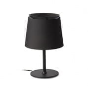 20305-83 SAVOY BLACK TABLE LAMP BLACK LAMPSHADE настольная лампа Faro barcelona