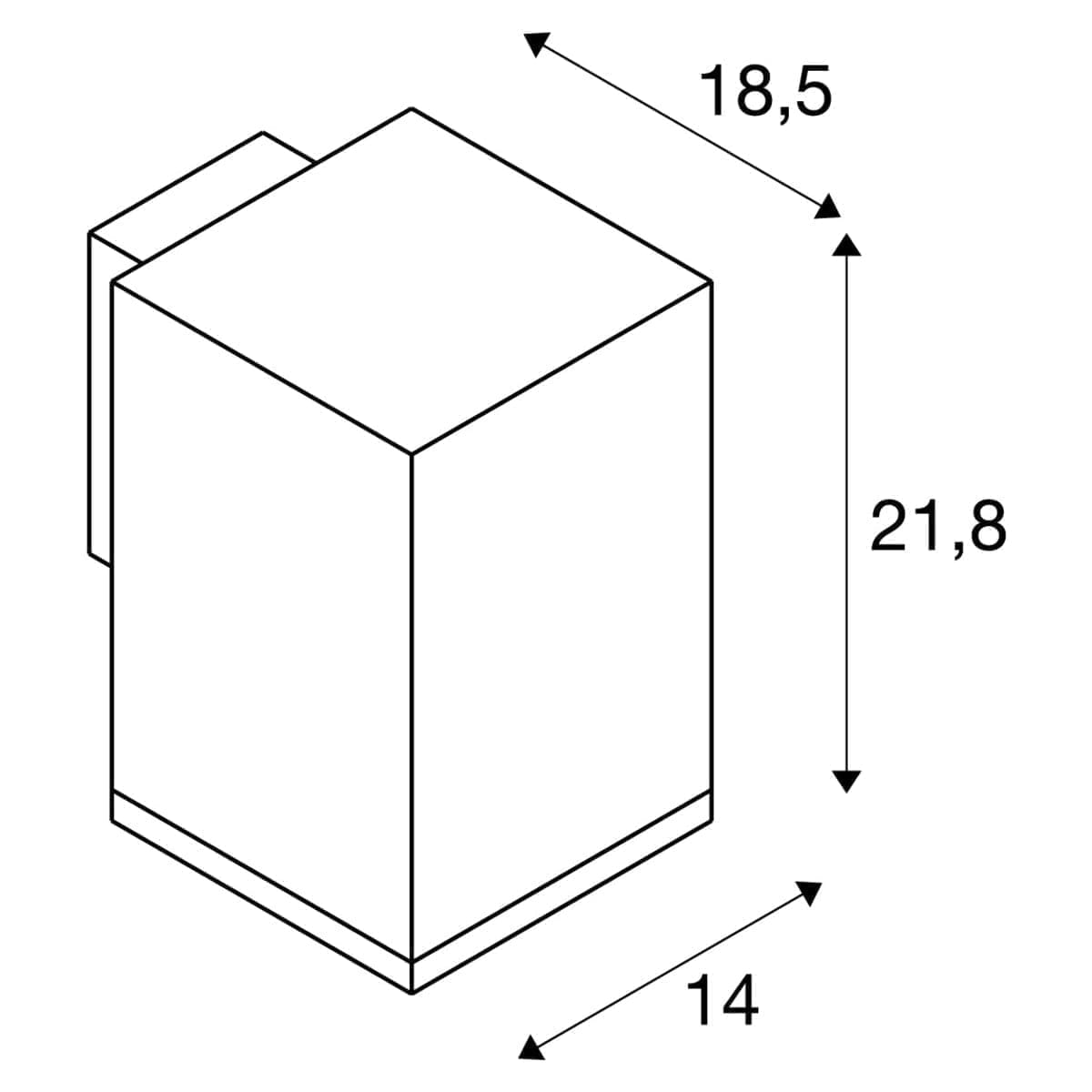 L square. 1003437 SLV. Уличный светильник SLV 1003437.