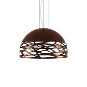 подвесной светильник бронзовый с вырезным узором