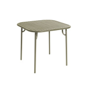 M0743215 La Petite Friture WEEK-END Квадратный стол садовый металлический оливковый